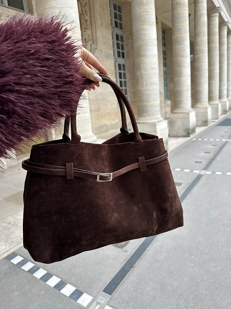 Bolsa Tote Grande Camurça Angelina