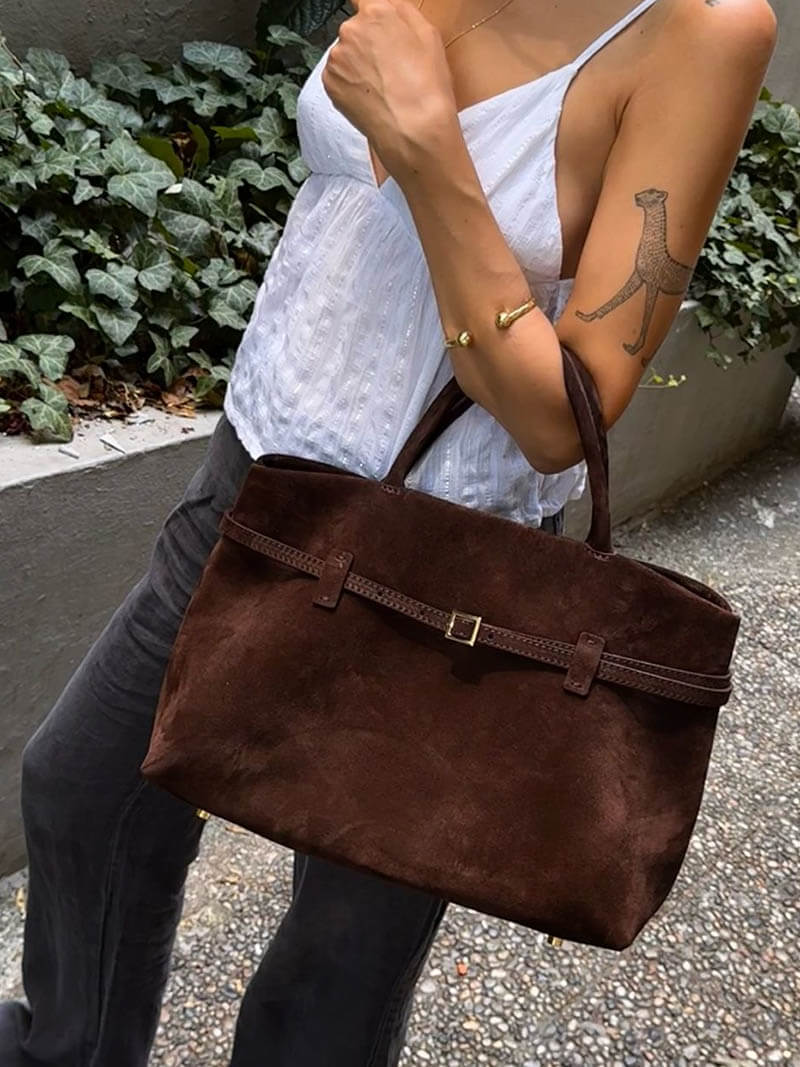 Bolsa Tote Grande Camurça Angelina